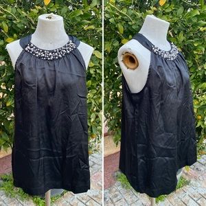 Apt. 9 Beaded Halter Top LARGE